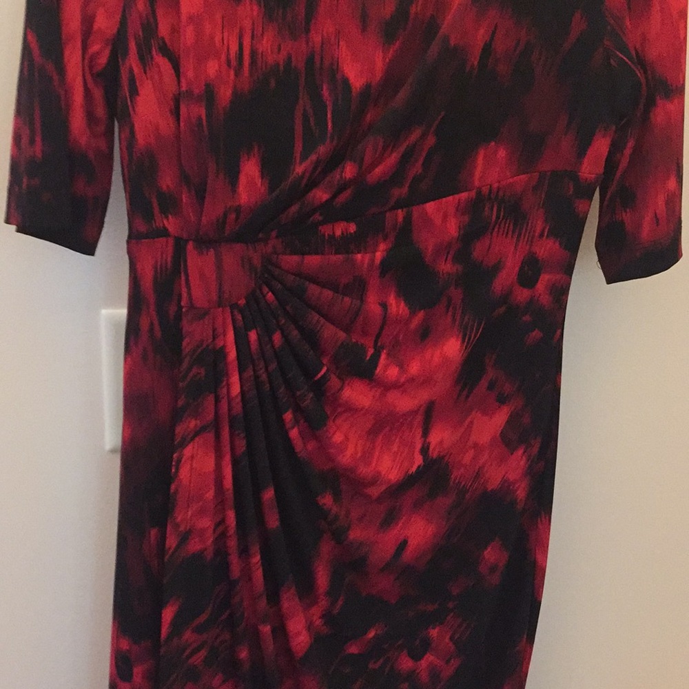Faux-wrap DRESS